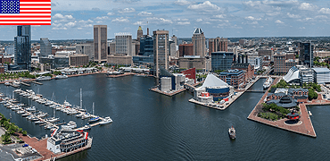 City Skyline At Sea