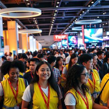 Volunteering at TECHSPO Technology Expo