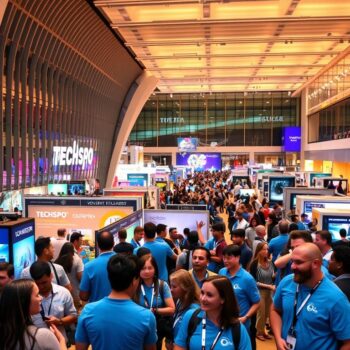 Volunteering at TECHSPO Technology Expo