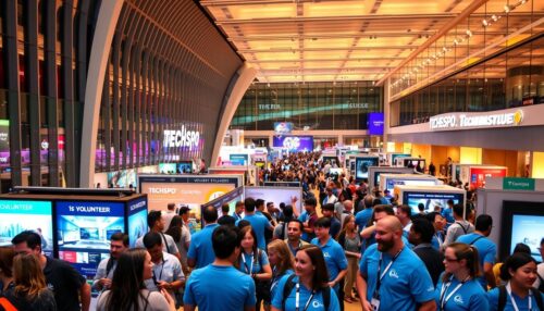 Volunteering at TECHSPO Technology Expo