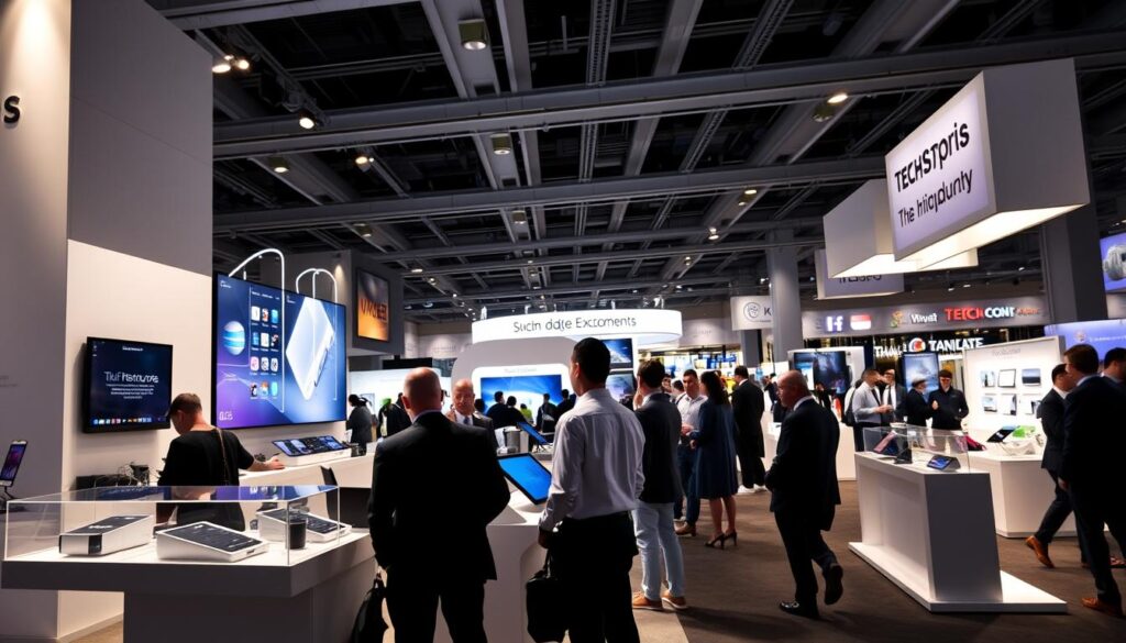 tech expo booth display