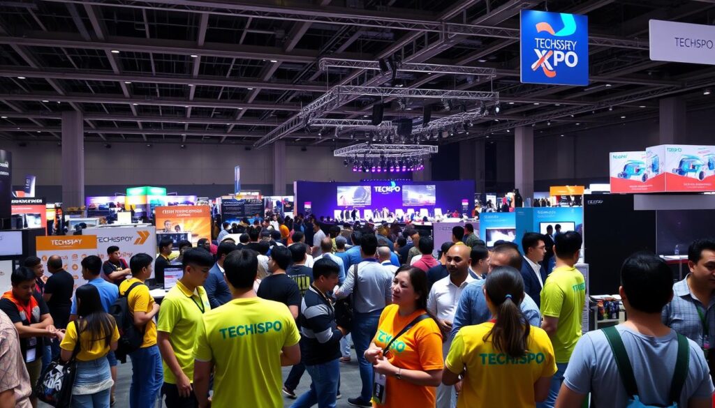 volunteering at TECHSPO Technology Expo