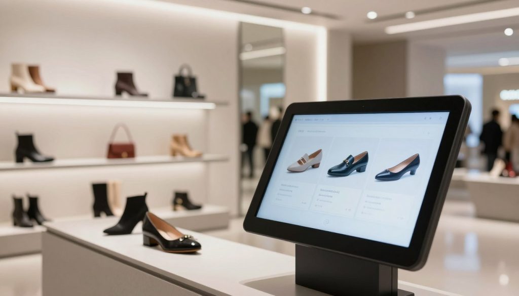 AI commerce examples narrow shoe choices before an authorized purchase AI commerce examples narrow shoe choices before an authorized purchase